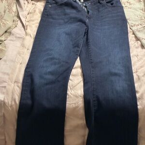 Frame Denim Dark Blue Straight Leg Jeans
